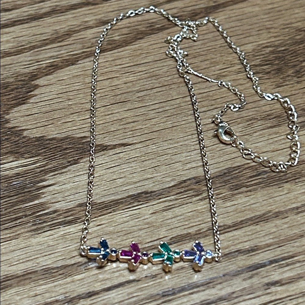 💜Half Off💜Blue and White Jewelry Case With Necklace and Earrings. All NIP - Picture 5 of 6